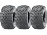 22X11.00-8 Pneumatico Knobby Atv, Rimorchio Quad 22 11 8 Pneumatico A 4 Tele Per Impieghi Gravosi, Set Da 3