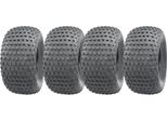 25X12.00-9 Pneumatici Atv Knobby 4 Strati Quad Trailer John Deere Gator 25 12 9 Set Di 4