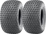 22X11.00-8 Pneumatico Knobby Atv, Rimorchio Quad 22 11 8 Pneumatico A 4 Tele Per Servizio Pesante, Set Di 2