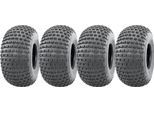 22X11.00-8 Pneumatici Knobby Atv, Pneumatici Per Rimorchio Quad 22 11 8 Pneumatici A 4 Strati P322, Set Di 4