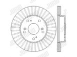 2X Disco Freno Jurid 562548JC Per Honda Civic Vii Hatchback (Eu Ep Ev) 47 2Mm