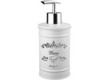 Aqualine Nicea - Distributore Di Sapone Da Appoggio, Bianco 7498
