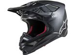 Casco Supertech S-M8 Solid, Alpinestars (Nero Opaco, Taglia 2XL)