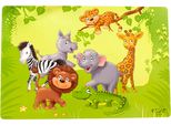 Ritzenhoff & Breker Platzmatte FüR Kinder Dschungeltiere, Tischset, Kinder, Kunststoff, 30 X 45 Cm, 316261