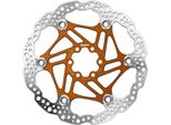 Disco Freno Hope 180 Mm 6 Bulloni Flottanti Arancione