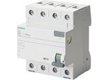 Interruttore Differenziale Sentron 4P 63A 0,03A Tipo Ac 5SV4346-0 Siemens