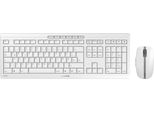 Cherry Stream Desktop Recharge - Dimensioni Complete (100%) - Senza Fili - Rf Wireless - Azerty - Grigio - Mouse Incluso