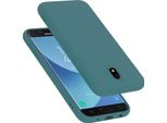 Cadorabo Custodia Protettiva Per Samsung Galaxy J7 2017 Cover In Verde Cellulare Custodia Cover Tpu Etui