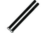 Sks Germany Set Di Cinghie In Velcro Da 250 Mm (2 Pezzi) - Cinghie In Velcro Di Ricambio Per Veloflexx, Mudrocker, Speedrocker E Explorer Exp. Framebag, Nero