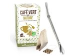 Caffè Verde Natura 20 Sacchetti + Cannuccia In Acciaio Inox Con Filtro