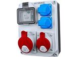 Quadro Di Distribuzione Dell'energia Elettrica Del Sito Interruttore Automatico HL-FI 1X16A 1X32A 2X230V Franz/Belg Quadro Di Distribuzione Dell'energia Elettrica Del Sistema Doktorvolt Scatola Di Distribuzione