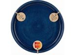Piattino Per Fioriera 32Cm Royal Blue Per Uccelli