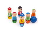 Bigjigs Toys Pirati Di Legno Con I Birilli