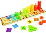Bigjigs Toys Tavola Di Impostazione Con Numeri