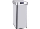 Cestino Per Rifiuti Cucina Move, 70L, Argento, Acciaio Inox