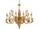 Casa Padrino Lampadario Barocco Oro Ø 110 X H. 100 Cm - Magnifico Lampadario Per Hotel E Ristoranti