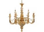 Casa Padrino Lampadario Barocco Oro Ø 80 X H. 90 Cm - Magnifico Lampadario Per Hotel E Ristoranti