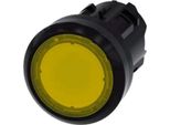 Attuatore A Pulsante Siemens Piatto, Anello Anteriore In Plastica Giallo Sirius Act 3SU1001-0AB30-0AA0 1 Pz (3SU1001-0AB30-0AA0)