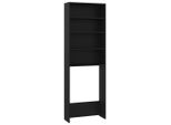 Vidaxl Armadio Per Lavatrice Nero 64X24X190 Cm