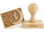 Timbro Per Biscotti Folkroll, 70X50 Mm, Timbro Per Biscotti, Timbro Per Biscotti, Timbro, Motivo, Legno Di Faggio, 334744