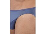 Hom Uomo Micro Slip Plumes - Microfibra Ultraleggera, Slip, Intimo, Stretch, Monocolore Midblue Xl