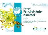 Sidroga Tè Medicinale Finocchio-Anice-Cumino Per I Problemi Di Stomaco, 20 Capsule Bustina Filtro