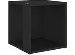 Vidaxl Tavolino Nero 33X33X34,5 Cm Materiale A Base Di Legno