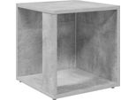 Tavolino Grigio Cemento 33X33X34,5 Cm Materiale A Base Di Legno