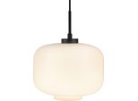 Lampada A Sospensione Led, Lampada A Sospensione, Lampada Da Soffitto A Sospensione, Lampada A Sospensione Per Tavolo Da Pranzo, Lampada A Sospensione Per Soggiorno, Design Scandinavo, Arp D25 Opale/Nero