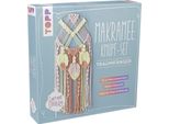 Set Di Nodi Macramè: Acchiappasogni: Istruzioni E Materiali Per Un Acchiappasogni Macramè Nei Colori Trendy Del Cotone-Candy
