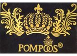 PompööS By Casa Padrino Zerbino Di Harald GlööCkler Crown Nero / Oro 80 X 50 Cm - Accessori Deco