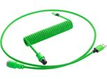 Cablemod Pro Cavo A Spirale Per Tastiera Da USB-C A Usb Di Tipo A, Cavo A Spirale Per Tastiere Da Gioco, Verde Vipera