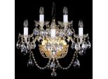 Casa Padrino Lampada Da Parete In Cristallo Barocco Oro 51 X 32 X H. 56 Cm - Magnifica Lampada Da Parete Con Vetro Di Cristallo Di Boemia - Nobile & Magnifico