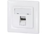 Logilink Professional NK4053 Scatola Da Incasso Logilink Per Moduli Keystone, A 1 Attacco, Bianco Puro