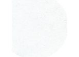 Tappeto Shaggy 120X120 (Diametro) Cerchio Sydney Shaggy 3000 Cerchio Bianco