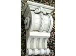 Casa Padrino Ornamento Da Parete Barocco Bianco 28 X H. 43 Cm - Magnifico Ornamento Da Parete In Stile Barocco - Accessori Barocchi Per La Decorazione Di Giardini E Terrazze