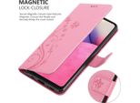Cadorabo Cover Per Samsung Galaxy A33 5G Cover Protettiva In Rosa Cover Protettiva Cover Telefono Cellulare Cover Fiori Custodia Fiore