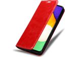 Cadorabo Custodia Per Samsung Galaxy A13 5G Custodia Protettiva In Rosso Custodia Per Cellulare Cover Chiusura Magnetica