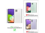 Cadorabo Cover Per Samsung Galaxy A22 4G / M22 / M32 4G Cover Protettiva In Rosso Flip Case Custodia Del Telefono Cellulare Cover