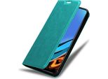 Cadorabo Cover Per Xiaomi Redmi 9T / Poco M3 Cover Protettiva In Turchese Telefono Cellulare Custodia Cover Chiusura Magnetica