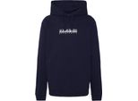 Napapijri B-Box Felpa Con Cappuccio Blu - Grande M