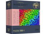 Trefl Wood Craft Origin Puzzle Farfalle Arcobaleno 501 Pezzi