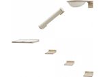 Parete Di Arrampicata Per Gatti Kerbl Rocky 52X17X37 Cm Natura E Bianco