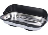 Brilliant Tools Vassoio Magnetico / Ciotola In Acciaio Inox Con Cornice Di Raccolta 140 X 240 Mm