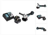 Smerigliatrice Angolare A Batteria Makita Dga 517 Rf 18 V 125 Mm Brushless + 2X Batteria Ricaricabile 3,0 Ah + Caricabatterie
