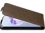 Cadorabo Cover Per Oneplus 9RT 5G Cover Protettiva In Marrone Flip Case Custodia Del Telefono Cellulare Case Cover