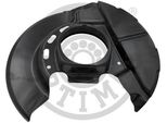 Optimal Piastra Paraspruzzi Disco Freno Per Bmw 3 Cabrio (E30) Anteriore Destro BSP-5018R Piastra Di Ancoraggio