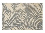 Zeller Present Tischset Palme Polyleinen 45X30Cm Grau