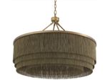 Casa Padrino Lampadario In Acciaio Color Ottone Antico Ø 90 X H. 61 Cm - Lampadario Rotondo Per Hotel E Ristoranti - Qualità