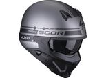 Casco Moto Scorpion COVERT-X Tussle Argento Opaco/Nero S